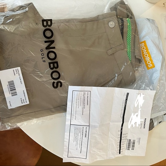 Brand New Men’s Bonobos Highland Golf Pants in Sahara 30x32 - Picture 2 of 3